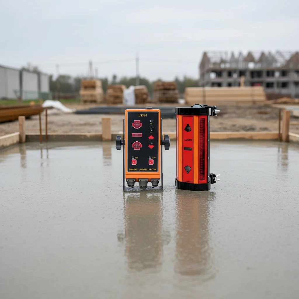 

LS370 LJS19 Concrete Screed Laser Control Box and Receiver Land Leveling Machine Control System