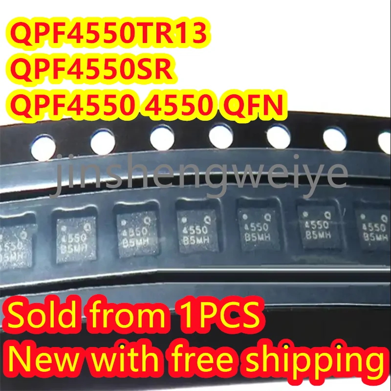 QPF4550TR13 QPF4550SR QPF4550 Silkscreen 4550 QFN Wi-Fi6 RF Chip Brand New Genuine 1~50PCS Free Shipping