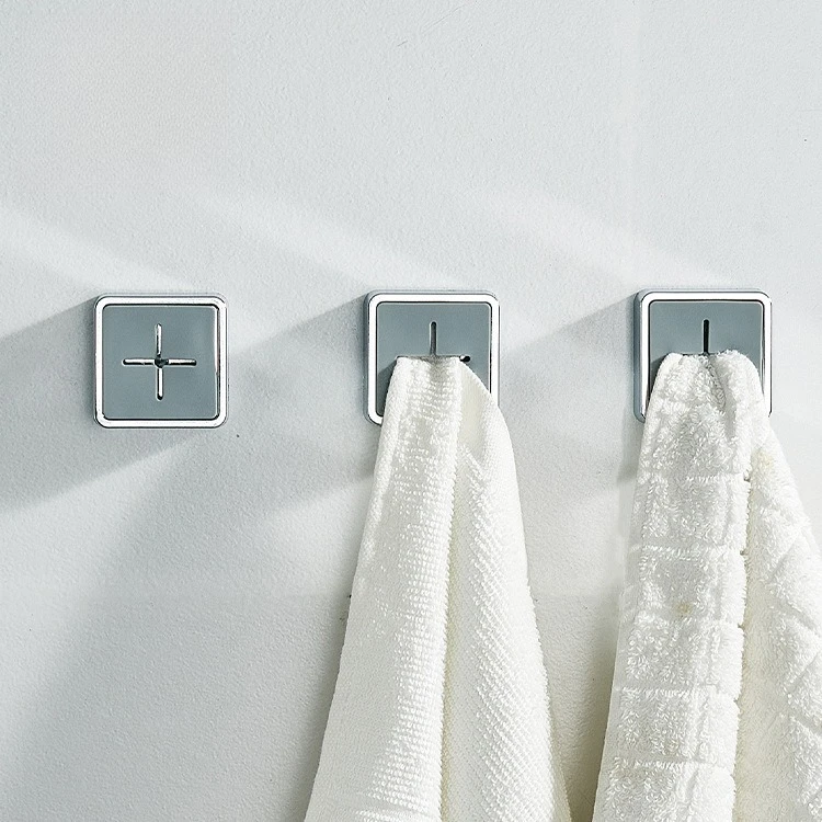 المنزلية البلاستيك طبق منشفة منشفة قضيب تخزين الرف الإبداعية مربع غير حفر منشفة حامل لوازم المطبخ منشفة حامل 5 قطعة