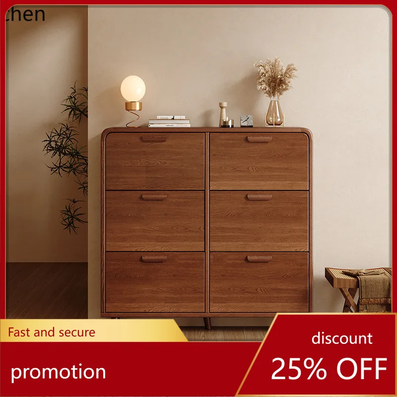 

ZML Storage Cabinet Drawer-Type Storage Cabinet Narrow Model for Hallway Entrance New Storage Door Back Shoe Rack