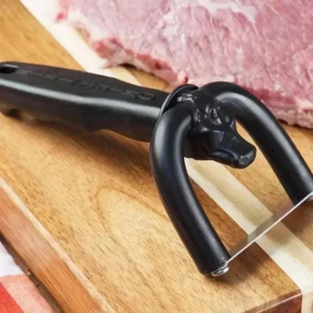 Handheld Beef  &  Pork Slicer Tool Meat Fat Trimmer Remover Efficient Fat Removal Beef Slicing Gadget Ideal for Kitchen Cooking