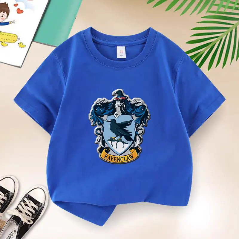 Magical Symbols T-shirt for Boys Cotton Kids T Shirt Fashion Children Casual Clothes Teen Baby Boy Summer Tops 6 8 10 12 Years