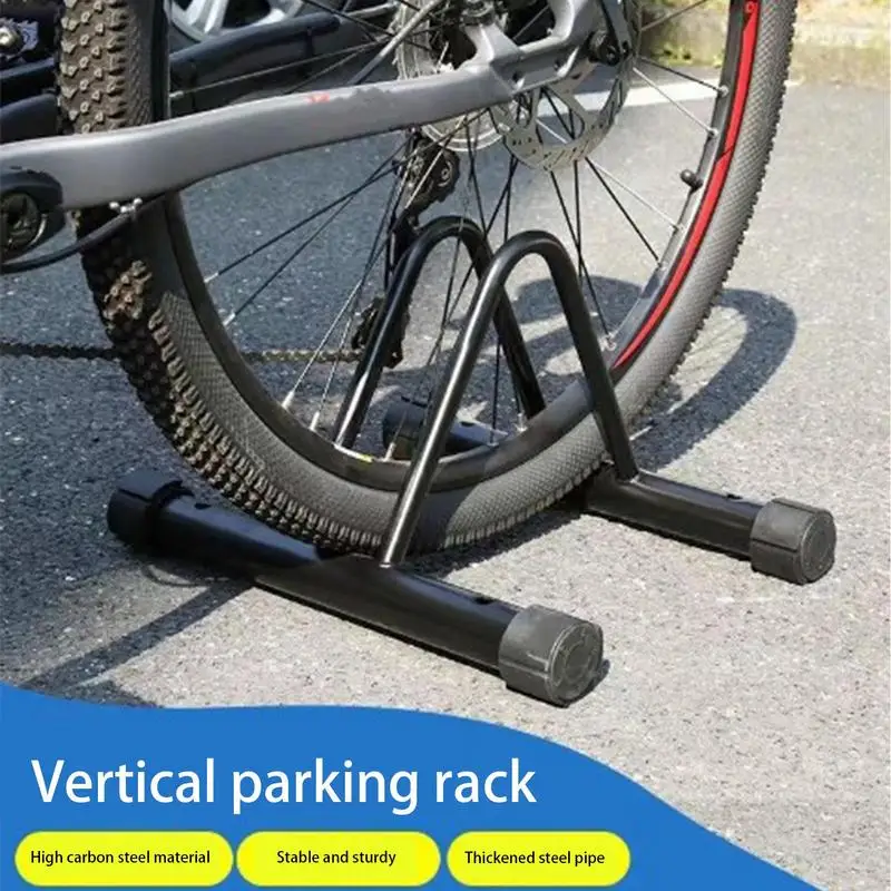 Bike Parking Racks mountain bike Display Stand Indoor Floor Bicycle Support Holder High Carbon Steel Cycling Parking Stand