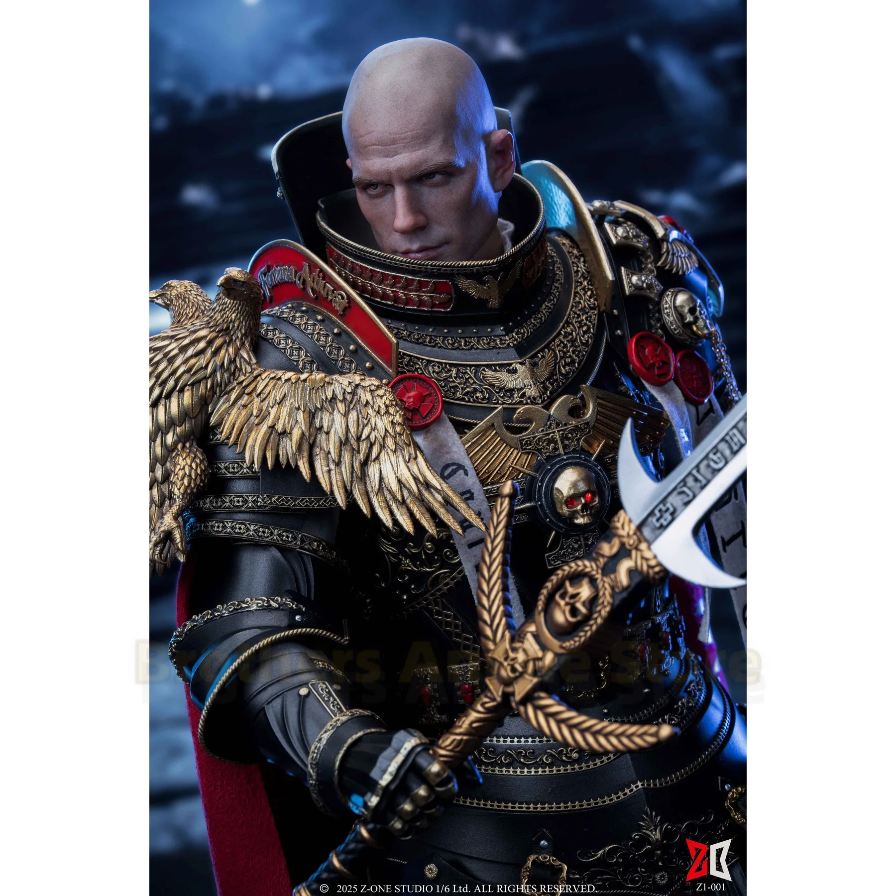 In stock.Z-ONE Warhammer STUDIO 1/6 alloy Imperial Inquisitor