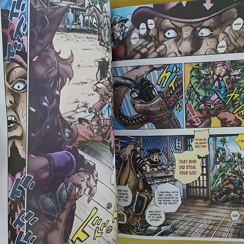 Steel Ball Run Vol.1-3 Manga Book JOJO's Bizarre Adventure Part7 Japanese Youth Comic Books English Comic Books - Image 4