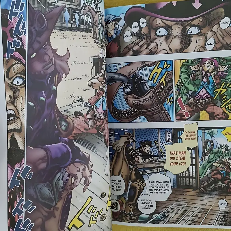 Steel Ball Run Vol.1-3 Manga Book JOJO's Bizarre Adventure Part7 Japanese Youth Comic Books English Comic Books - Image 4
