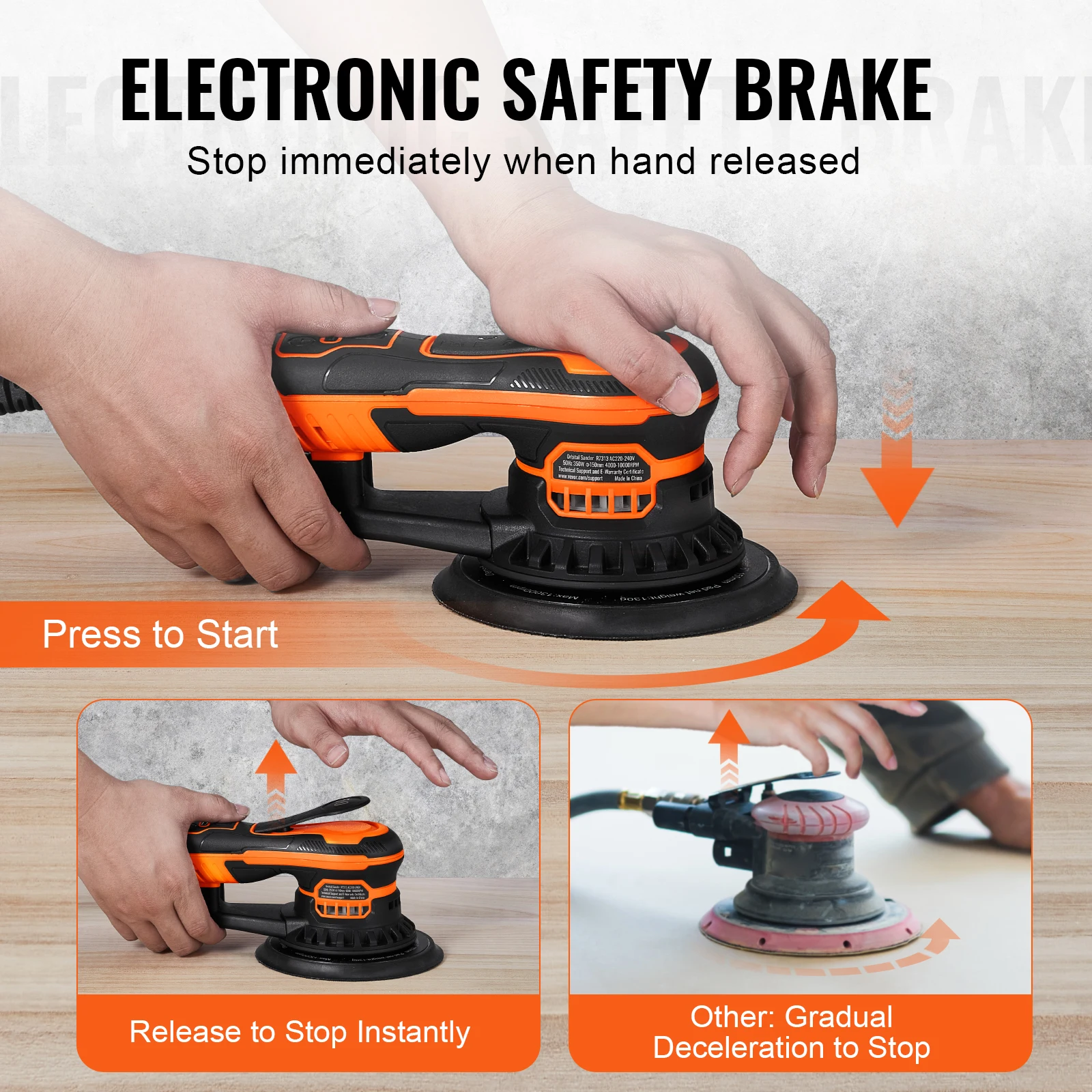 350W Brushless 10000 PRM 6 Var - Power Tools Sander review and price