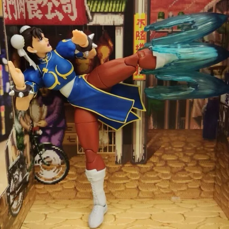 

Экшн-фигурка Jada Chunli 1/12, ультра-уличный истребитель Ii финальный соперник, аниме фигурка, красная, синяя Коллекционная модель, игрушка на день рождения