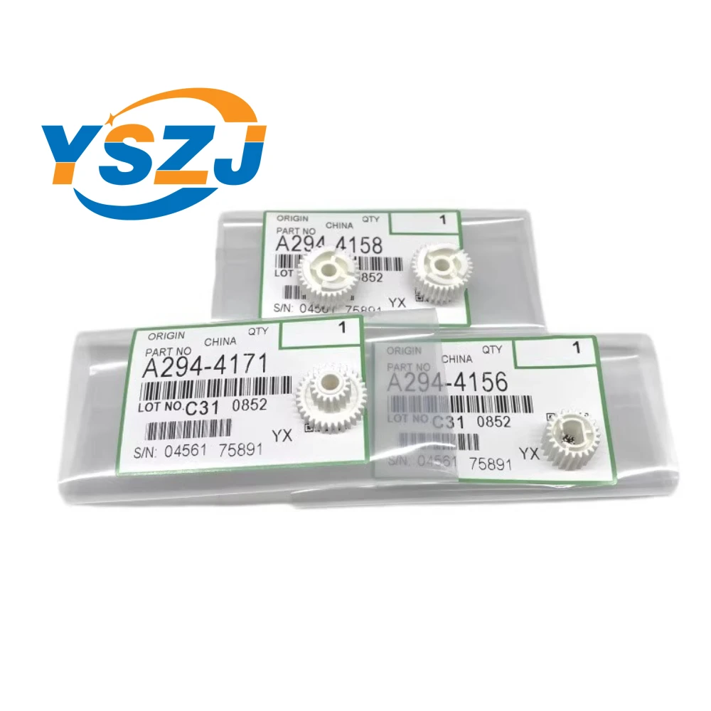 2Sets Fixiereinheit Reinigungswebgetriebe MP 906 907 1350 1100 für Ricoh 1356 1357 1106 1107 Kopierer Druckerteile A2944171 A2944158 A2944156