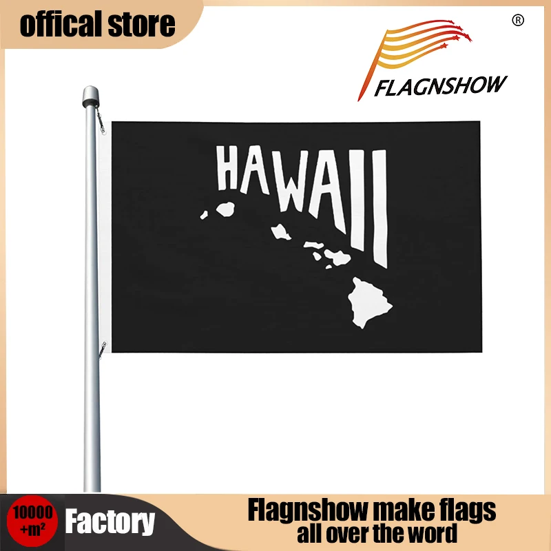 Flagnshow 100% Polyester Hawaiian Islands Flag