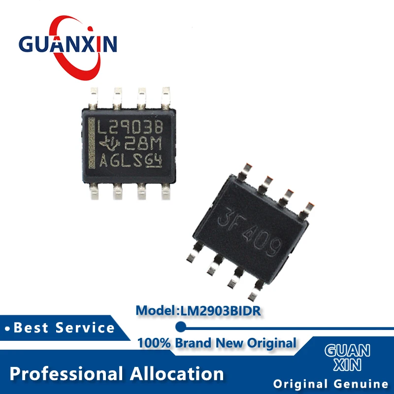 100% Nouveau marquage de SOIC-8 LM2903BIDR L2903B LM2903