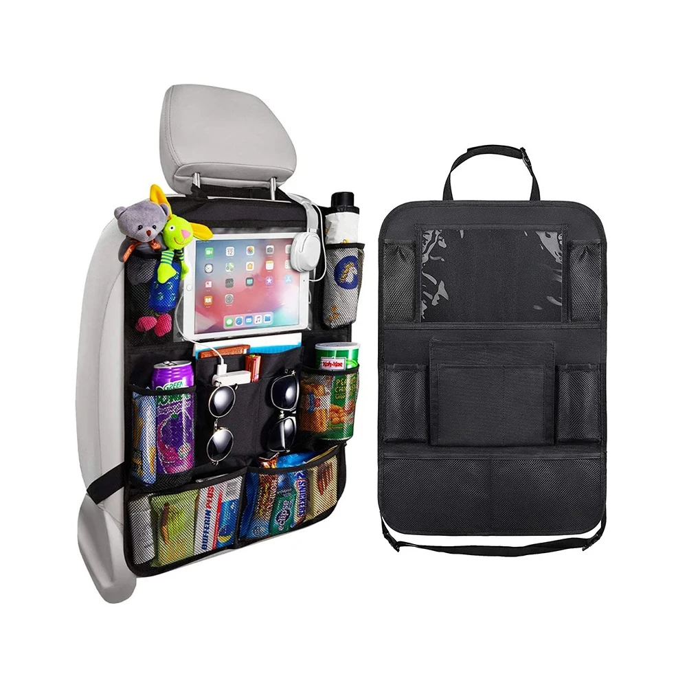 Multi-function Car Storage Bag With Touch Screen Tablet Holder Auto Storage Pockets Car Seat Back Bag Seat Bag Car Accessories
