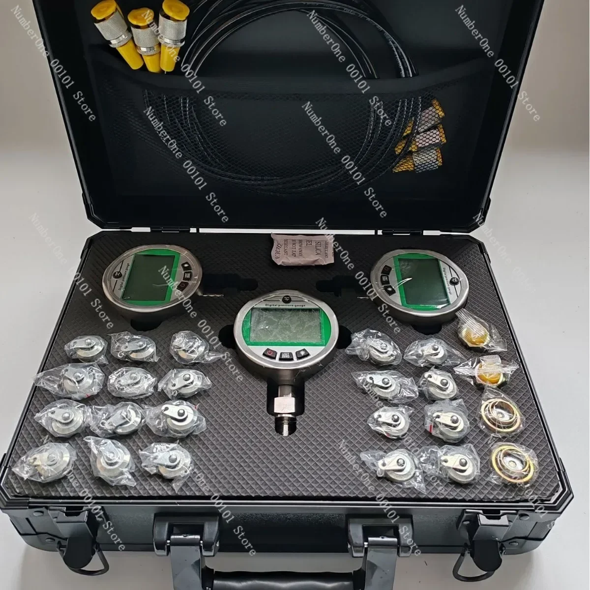 Digital Display Test Pressure Gauge Pilot Pump Excavator Instrument Detection Hydraulic Oil Pressure Hydraulic Pressure Detector