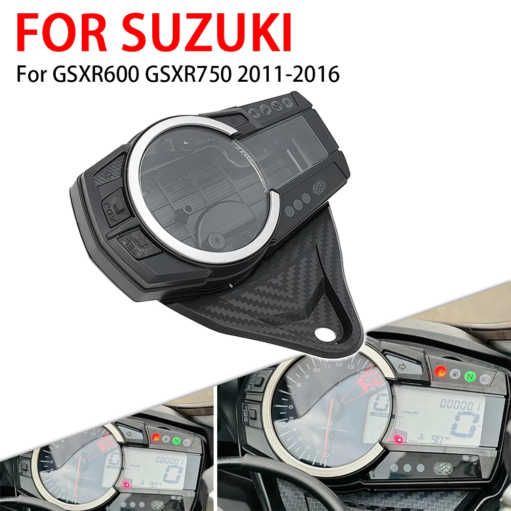 

Speedometer Instrument Case Gauge Odometer Tachometer Housing Cover Fit For SUZUKI GSXR600 GSX-R 600 750 GSXR750 K11 2011 - 2016