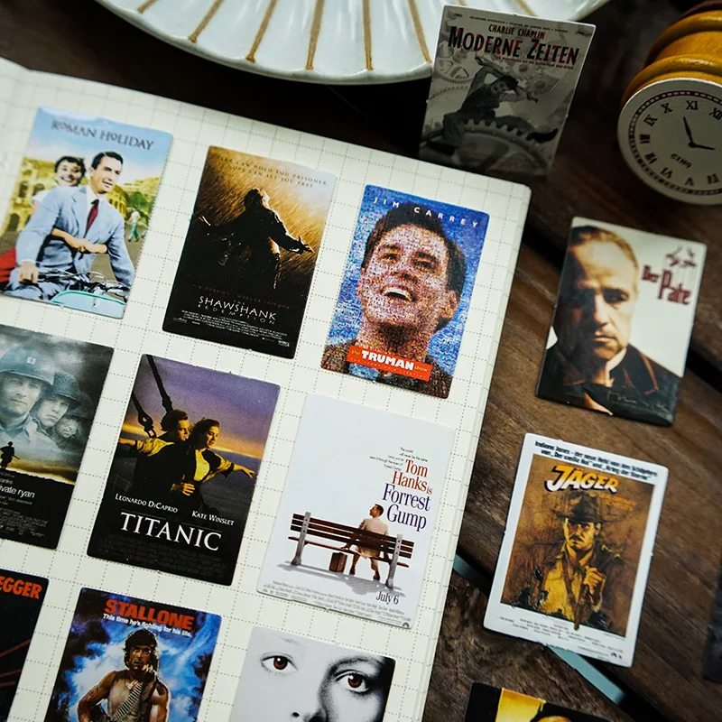 23pcs Classic movie mini poster stickers/Scrapbooking Stickers /Decorative Sticker /DIY Craft Photo Albums