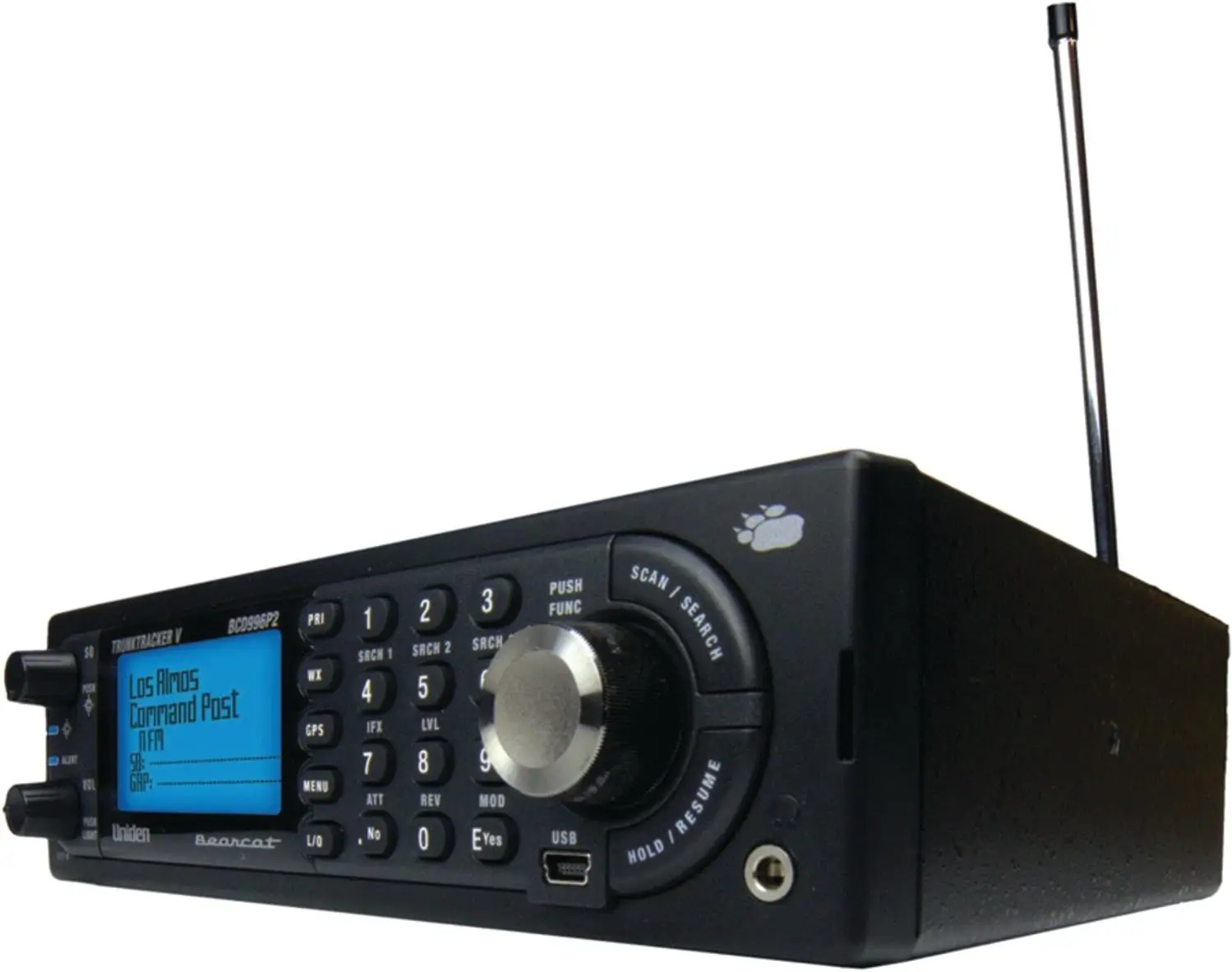 Digital Mobile TrunkTracker V Scanner, 25,000 Dynamically Allocated Channels, Close Call RF Capture Technology