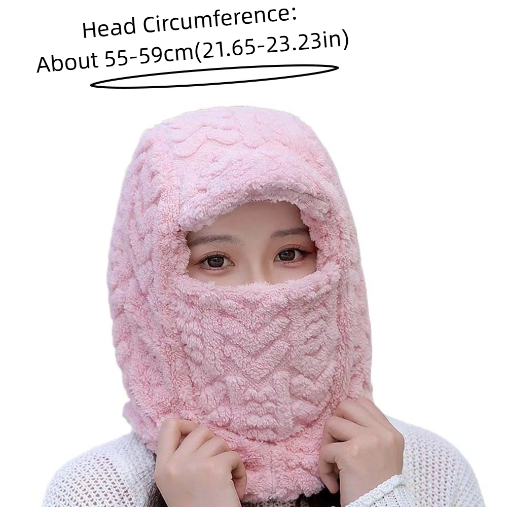 شخصية قابل للتعديل حزام دافئ التفاف رئيس قبعة بلون لينة المدمجة قبعة وشاح البوليستر كل مباراة التزلج يندبروف قبعة الهدايا