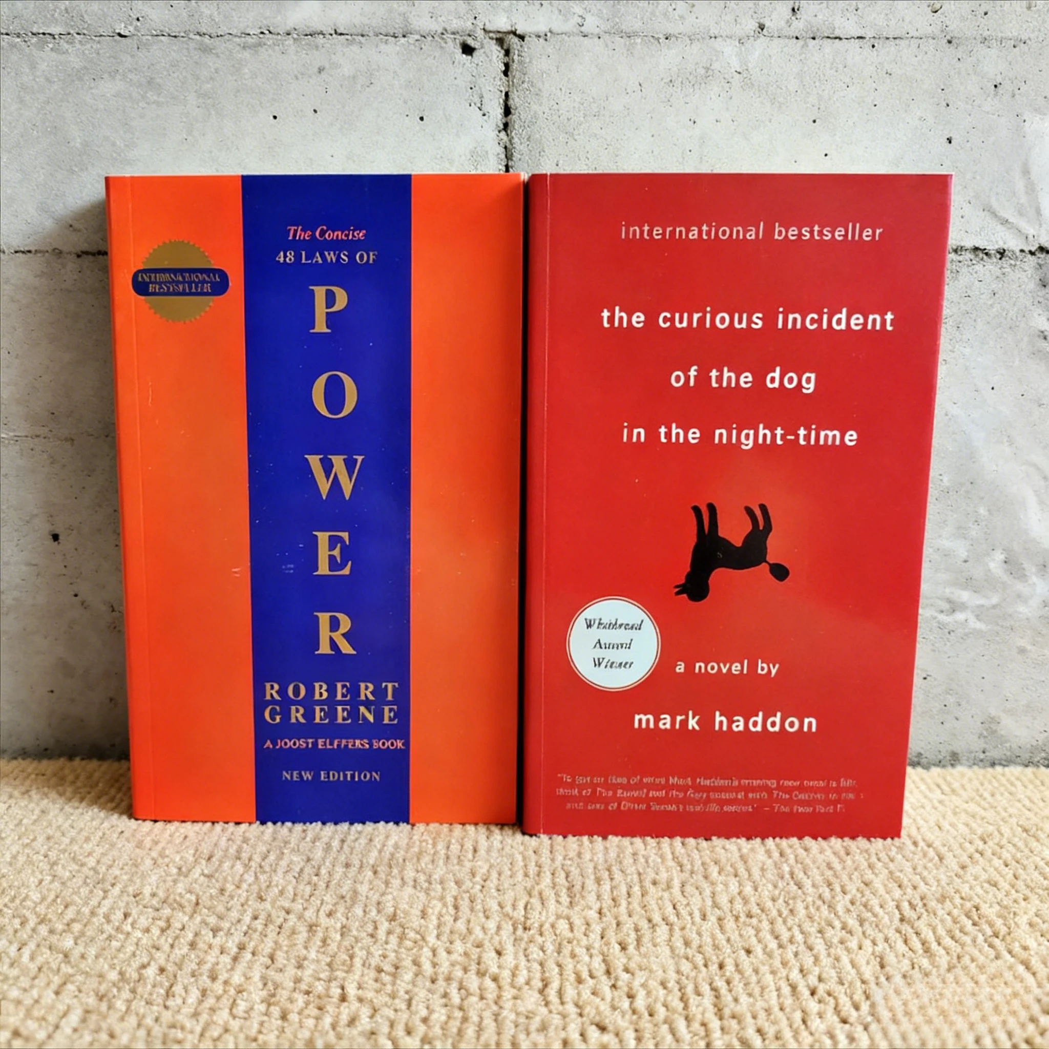 

《The Concise 48 Laws Of Power》+《TheCurious Incident of the Dog in the Night》The core law of power game Courage and growth Gift