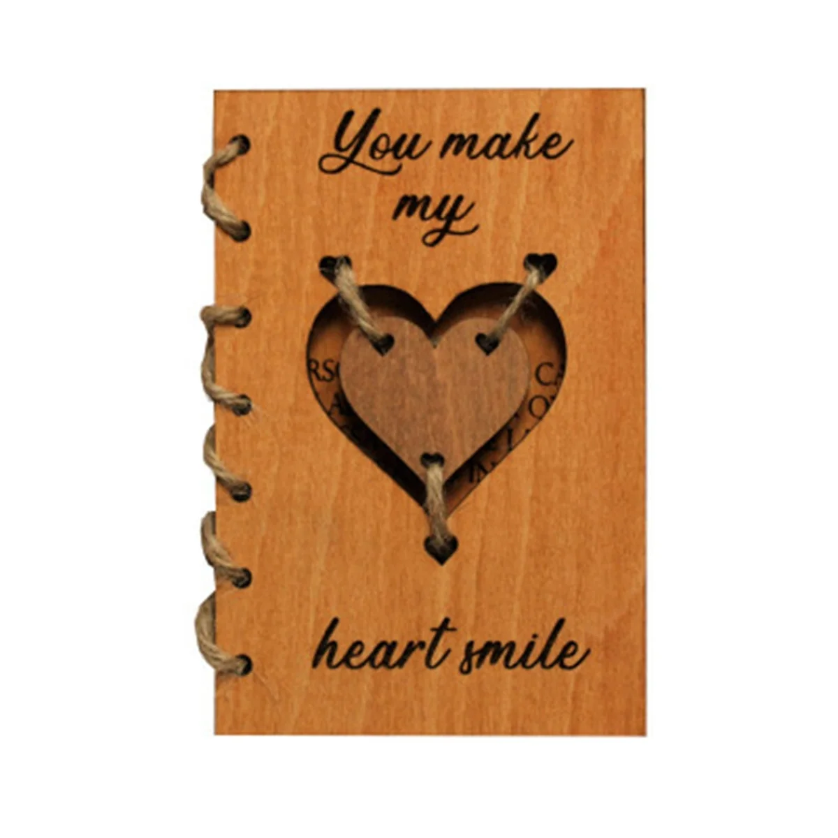 Valentines Day Card for Wife, Wooden Valentine Card for Her, Wood Valentines Gift Card for Boyfriend Girlfriend