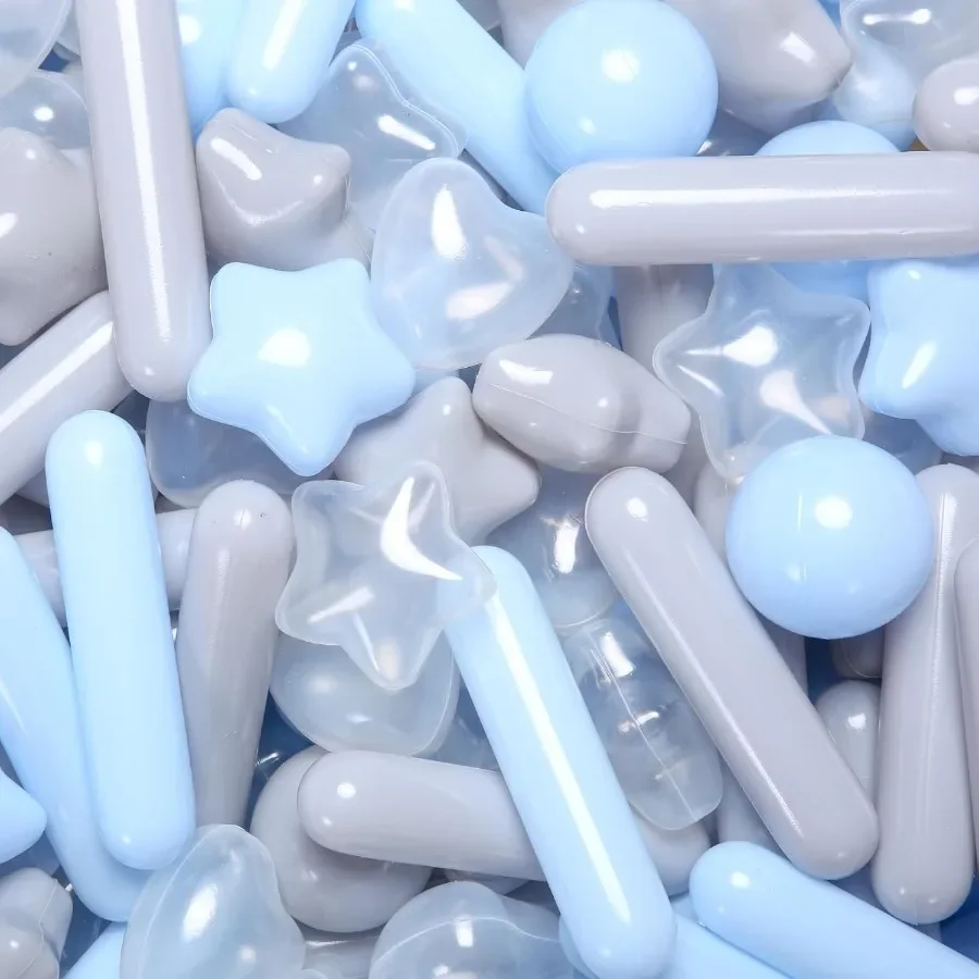 Ball Pit-Bälle für Kleinkinder Macaron 100-Ball Pit-Bälle, zerkleinerungssichere Spielzeugbälle aus Kunststoff für Kleinkinder, Ballgruben, Ballgruben-Spielzelt