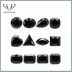 Black Moissanite Stones with GRA Certificate 0.5-5.0ct Round/Pear/Oval/Emerald/Heart/Cushion/Princess/Asscher/Marquise Cut