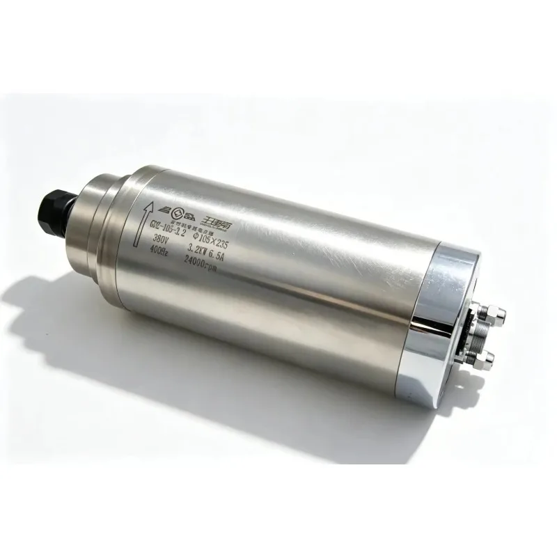 105mm Diameter 3.2KW High Speed Water Cooled AC CNC Spindle Motor Stone Carving Machine Accessories