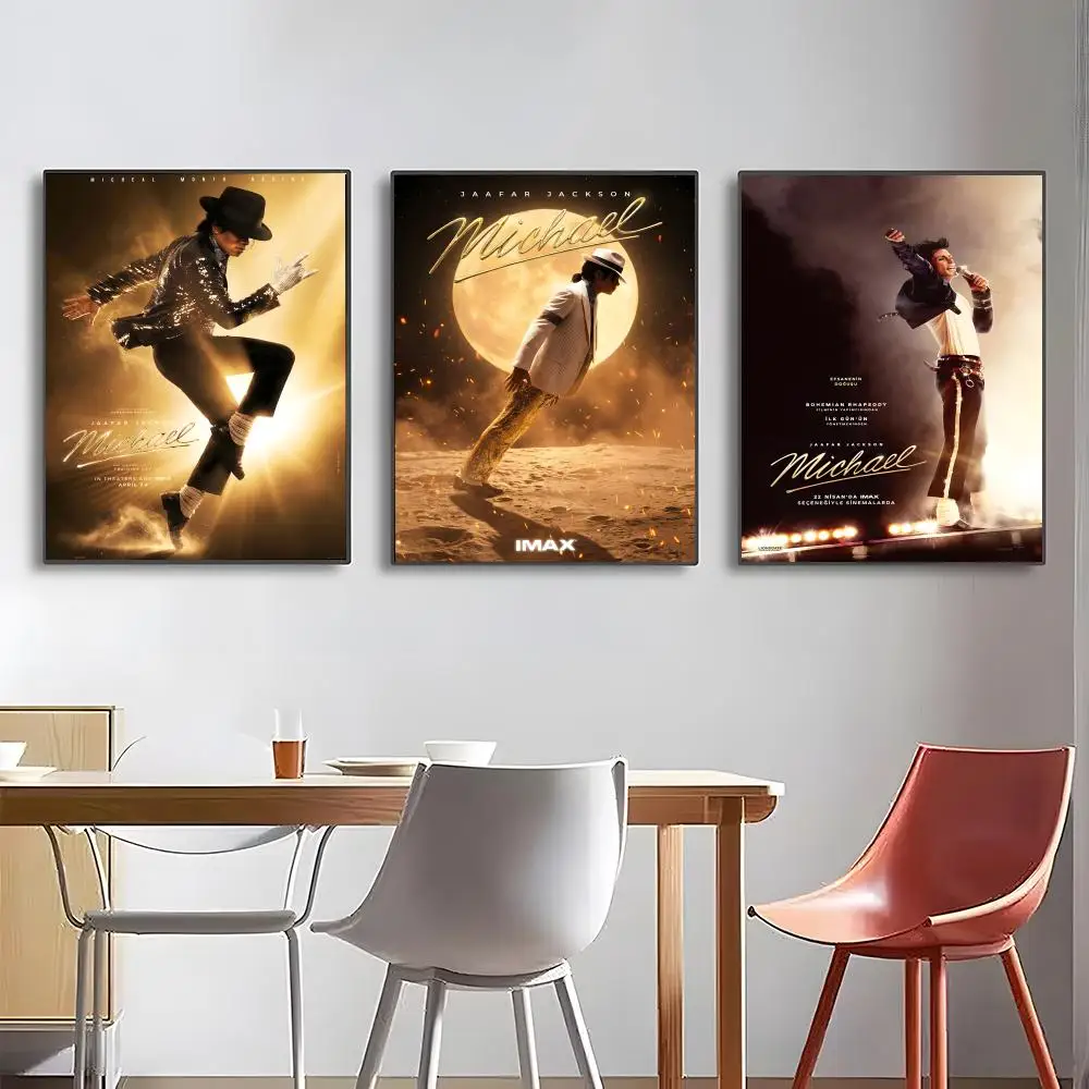 Famous Pop Icon M-Michaels Poster High-definition posters, wall art for living room and home decor.
