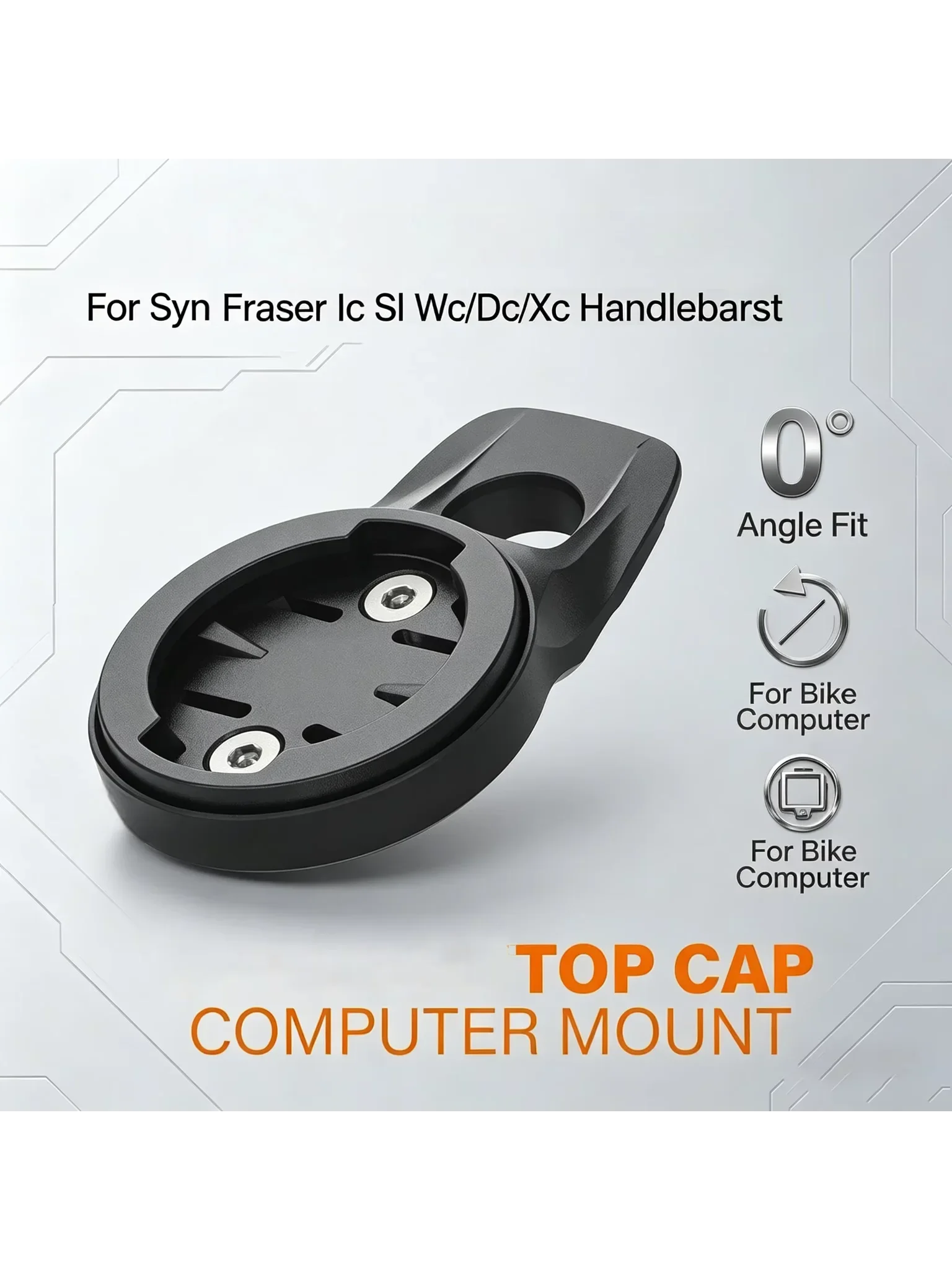 AliExpress NONE SYNCROS Fraser Ic Sl Wc/Dc/Xc Handlebars Xc Stem 1.5/2.0 BIKE Cnc Aluminum Top Cap Computer Mount 0 Degree  Garmin/Wahoo/Bryton