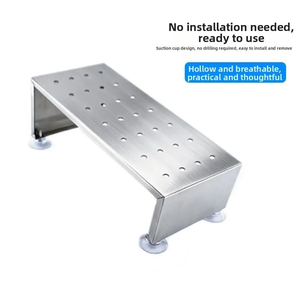 Brushed Finish Sewing Machine Foot Stool Polished Stainless Steel Non Slip Sewing Machine Stand Ergonomic Design