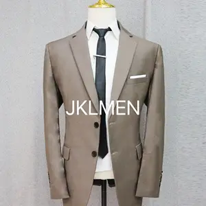 Male carved casual lapel blazer, wedding tuxedo, beautiful groomsman suit, graduation ball, 2023 Main Men's Men's Sales - №6