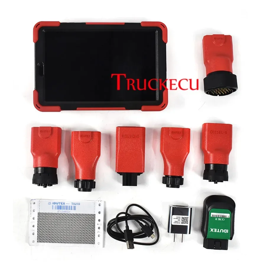 2025XTUNER IDUTEX TS210 for multiple brand truck commercial vehicle machinery agriculture diagnostic tool+tablet PC diagnostic t