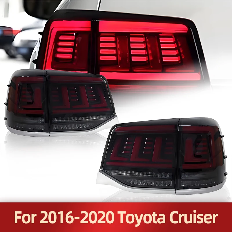 Автомобильная светодиодная фара для Toyota Land Cruiser Prado J120 J150 J200 2016-2020, сборка LC200, модифицированные светодиодные струящиеся задние фонари, инструменты