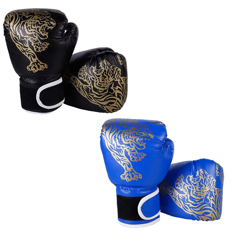 1 pair Children Professional Boxing Gloves PU Leather Fighting Gloves Boxing Training Kickboxing Gloves For Sport Sandbag