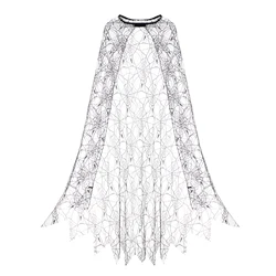 Halloween Spider Web Cape Kids Halloween Party Role Play Spiderweb Cosplay Cloak