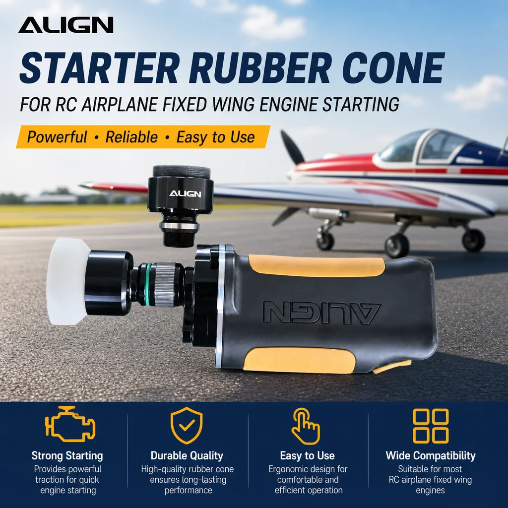 Align Starter Rubber Cone for RC Airplane Fixed Wing Engine Starting