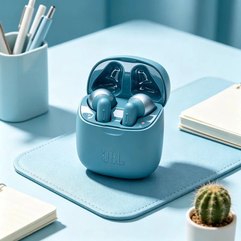 JBL tune220 earbuds for studying or focus.