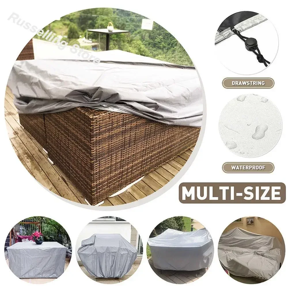 

36Size Outdoor Cover Waterproof Furniture Cover Sofa Chair Table Cover Garden Patio Beach Protector Rain Snow Dust Covers