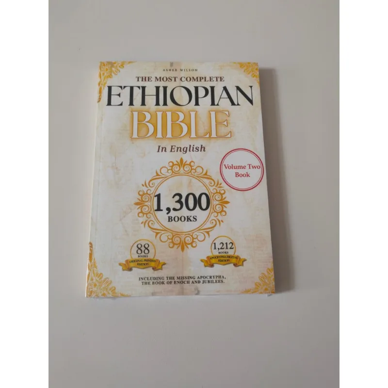 (Two-Pack) THE COMPLETE ETHIOPIAN BIBLE in English 88 Scriptures: including Missing Apocrypha, Book of Enoch, Jubilees.