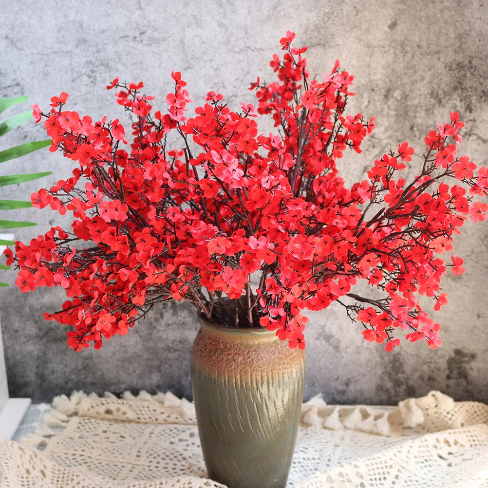 

3pcs Gypsophila Breath Artificial Flowers Fake Flower Bouquet Wedding Table Centerpiece Bridal Decoration Lifelike