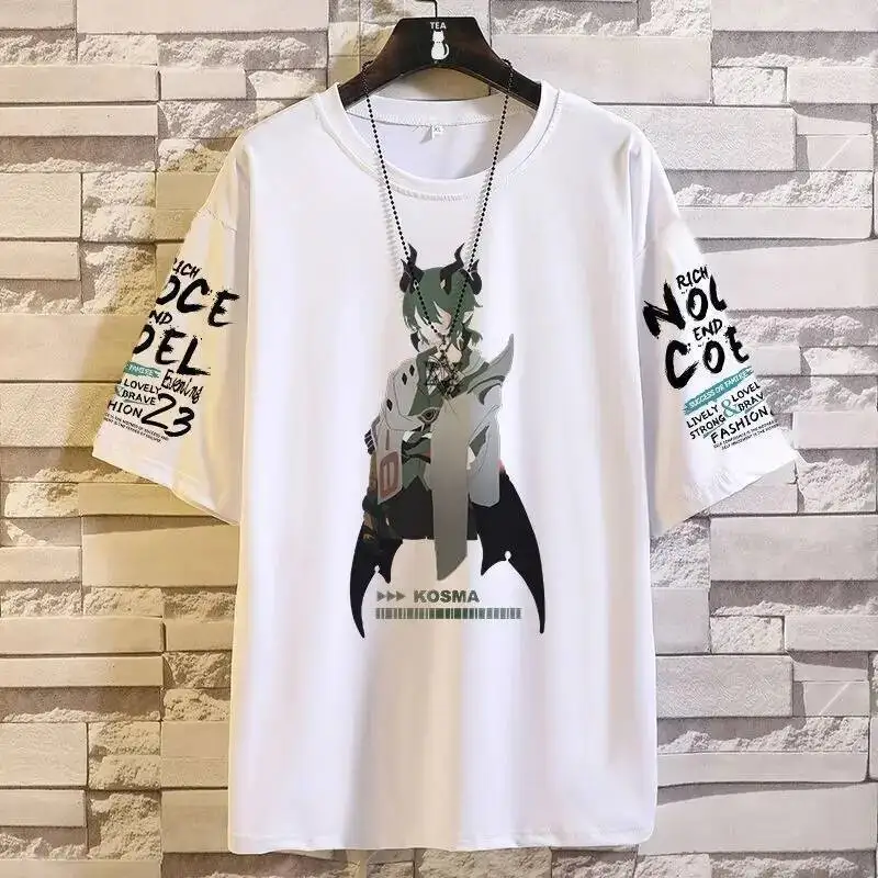 

Anime Game Unisex 2025 Honkai Impact 3 Cos Raiden Mei Fu Hua Durandal Kalpas Etc. Comfortable Everyday Crewneck Printed T-Shirt