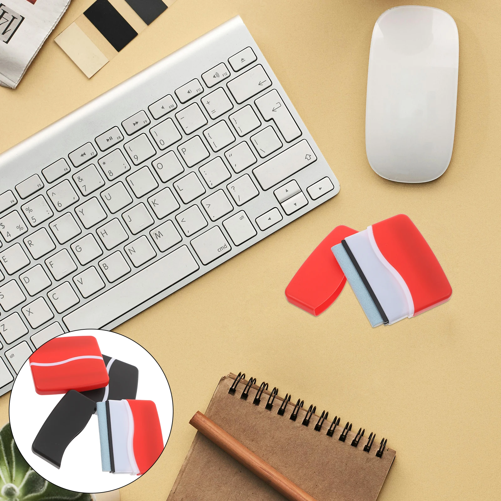 

3pcs Screen Cleaning Brush Multi function Keyboard Cleaner Portable Dual head for Phone Tablet Computer Camera Electronics Home