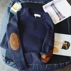 Sweaters Male 2026 Winter New Style Thick Warm Sweater Men Youth O-neck Sweaters Autumn Men's Wool Pullovers Size Plush M-5XL