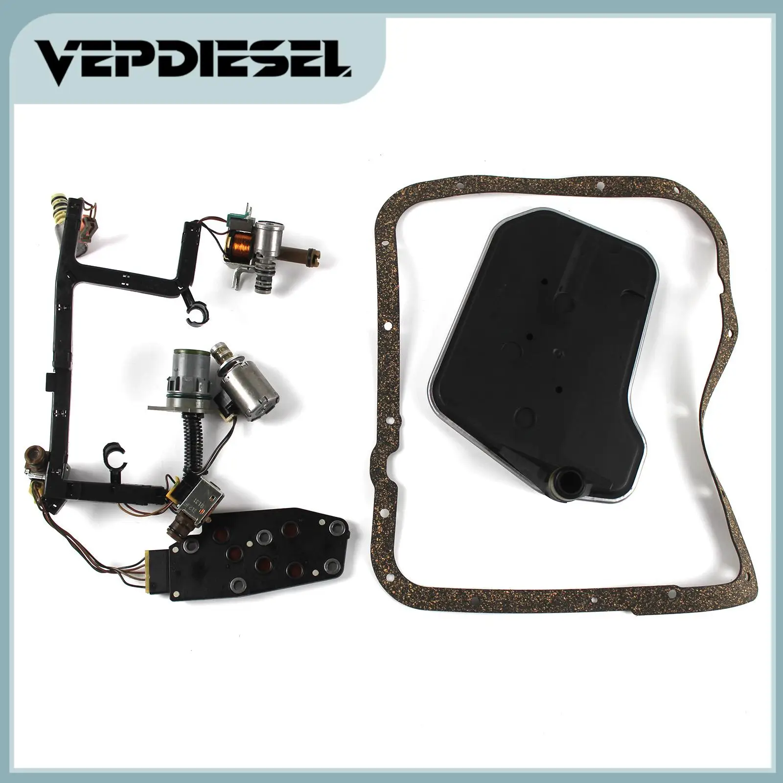 

1 комплект, 9 шт. 4L60E 4L65E, комплект соленоидов трансмиссии с проводом для GM Buick Cadillac Growth Camaro Carriage Blazer 1993-2005 гг.