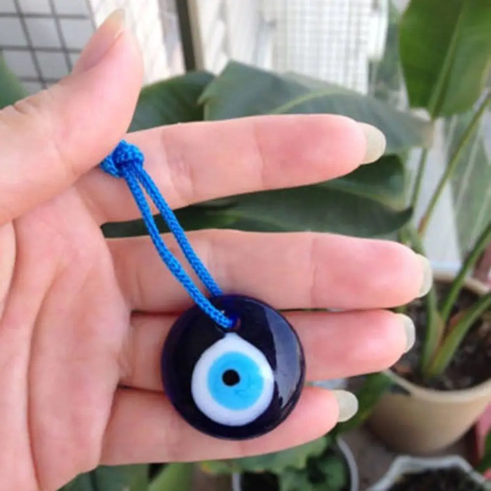 Charm Lampwork Lucky Auto Accessories Turkish Evil Eye Glass Car Blue Car Pendant Auto Decor Amulet Interior Decor