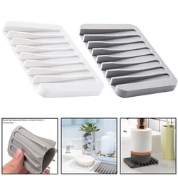 Soap Holder High Quality Silicone Self Draining Soap Dishes Innovative Soap Holder Saver For Any Bathroom Kitchen Countertop