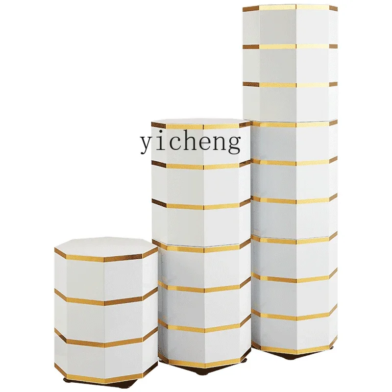 

YY Creative Rotational Shoe Cabinet Home Doorway Vertical round Cylindrical Hallway Small Cylinder