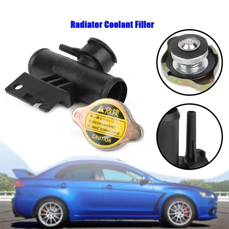 AU05 -Radiator Coolant Filler Neck With Cap For Mitsubishi Outlander II 2006-2012 Sport RVR ASX GA1W LANCER SPORTBACK 1350A043