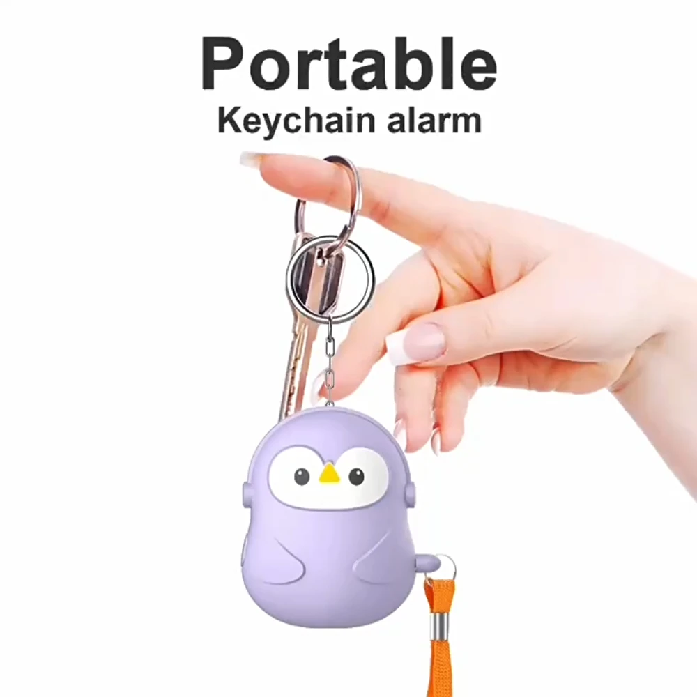 Personal Self Defense Alarm 130db Cute & Loud Safety Keychain for Women & Kids Long-Lasting Battery ‌"Ideal Gift for Loved Ones