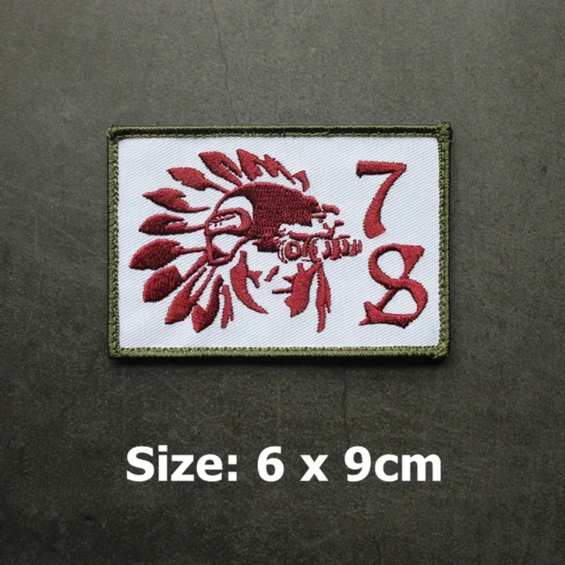 

FOG Forward Canoe Tactical Patch Military Armband Frontline Observation Net Red Team Hook and Loop Morale Badges on Backpack