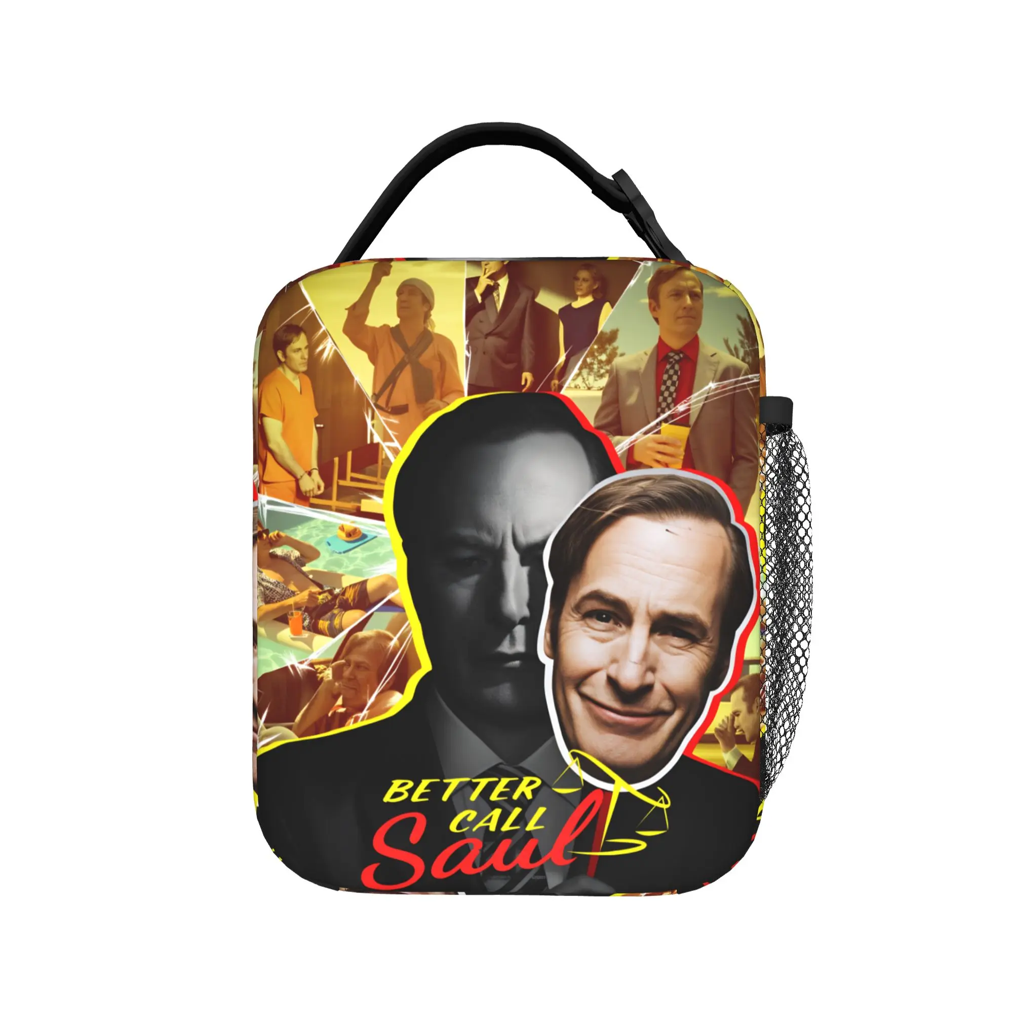 Better Call Saul Crime Television Lunch Bag Breaking Bad Travel Lunch Box For Women Thermal Tote Handbags Oxford Cooler Bag